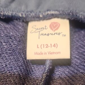 Secret Treasures Women's Elastic Waist Pants With Pockets